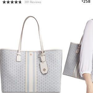 Tory Burch Gemini Link Canvas Tote